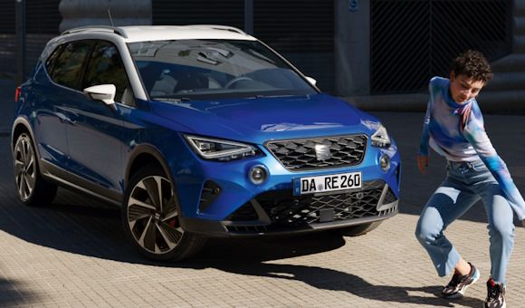 SEAT Arona 1.0 TSI  Style  ab 139,- €  mtl. leasen  Zum Angebot  SEAT Arona Style Edition 1.0 TSI WLTP Energieverbrauch kombiniert: 5,3 l/100km • WLTP CO₂-Emissionen kombiniert: 120 g/km • CO₂-Klasse: D • Leistung: 85 kW (116 PS) • Hubraum: 999 cm³ • Kraftstoff: Benzin